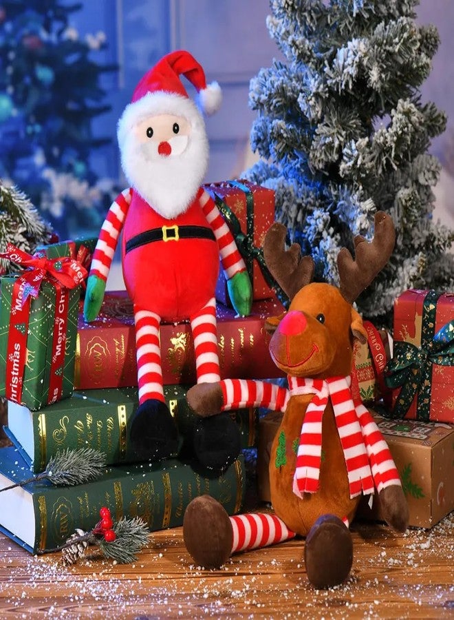 TechMax Solution دمى غزلان الرنة الواقفة من TechMax Solution لتزيين عيد الميلاد - Image 3